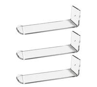 3/5/6 soportes para diadema, acrílico transparente, suministros para colgar el pelo, diadema, joyería, collares