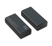 3/5/80000 MAh Power Bank 120W Carga Rápida 100% Cargador De Batería Portátil De Capacidad Suficiente (Size : Black 80000mAh)