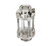 3.5" 89mmTri Clamp Flow Sight Glass Diopter For Home Brew Diary 304 Stainless Steel Fitting Ferrule OD 106mm