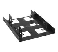 3.5'''' BayExtension Black, Bastidor de instalación negro, 88 g, 102 mm, 120 mm, 24 mm