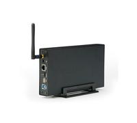 3.5'' HDD SSD Enclosure Portable USB3.0 Rj45 Ethernet NAS Network Streaming Server Storage for Case UK Plug