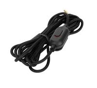 3,5 mm a 3,5 mm Gaming Headset Cable Plug and Play Nylon Braided with Volume Control Mute Switch for Logitech G Pro X G Pro G433 G233 (negro)