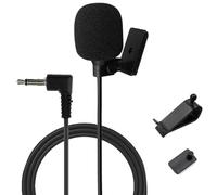 3,5 mm Micrófono Estéreo de Coche, Micrófono Externo Radio Coche - Micrófono de Navegación para Automóvil Microfono de Coche Externo con Conector para Sistemas de Manos Libres, GPS y DVD