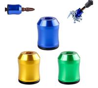 3/5 pcsMagnetizer & Demagnetizer Tool Set, 1/4" Hex Screwdriver Head Magnetizer Demagnetizer Tool, Premium Alloy Drill Accessories for Fastening & dIY Repair (3-D)