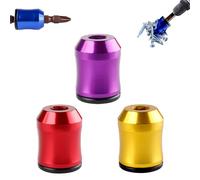 3/5 pcsMagnetizer & Demagnetizer Tool Set, 1/4" Hex Screwdriver Head Magnetizer Demagnetizer Tool, Premium Alloy Drill Accessories for Fastening & dIY Repair (3-A)