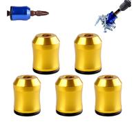 3/5 pcsMagnetizer & Demagnetizer Tool Set, 1/4" Hex Screwdriver Head Magnetizer Demagnetizer Tool, Premium Alloy Drill Accessories for Fastening & dIY Repair (5-E)