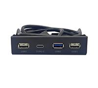 3.5 pulgadas USB 3.2 GEN1 tipo C USB 3.2 5 puertos panel frontal carcasa de ordenador unidad óptica expansión placas base 48.3 cm
