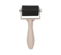 3.5cm Plastic Handle Printmaking Brayer Ink Paint Rubber Roller Art Stamping Tool for Anti Anti Skid Tape Construction Tools (Primary Color)