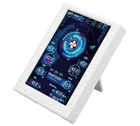 3.5in Mini IPS Pantalla, Rotación CPU RAM Monitor de Datos Monitor de Temperatura de la Computadora para la Caja de la Computadora de la PC, Admite Atenuación Continua (Blanco)