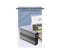 3.5Inch HDD Case to USB 3.1 Type C Adapter External Hard Drive Enclosure for 2.5In 3.5In SSD Disk HDD Case for PC