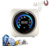 3.5L Secadora Compacta Con Panel De Control LCD, Mini Lavadora Y Secadora Portátil 2 En 1, Capacidad De Lavado De 0.3Kg, Para Prendas Pequeñas, Ropa Interior Y Calcetines(Desktop)