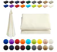 3.5m Replacement Umbrella Canopy - Waterproof Shade Cover for 8 Ribs Perfect for Garden Beach Market Pool & Patio - Durable Outdoor Sun Protection Solution