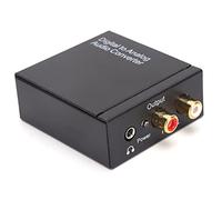 3.5mm HDMI Audio Extractor Converter Adaptador de Audio Optical Toslink Digital Optical Coaxial to Analog L/R Converter para Home Professional Audio Switching(Convertidor)