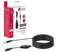 3,5mm Klinken-Verlängerung 3M Lautstärkenregler TV Auricular Clavija Estéreo Aux