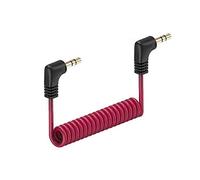 3.5mm TRS to TRS Patch Cable Cord Wire for Canon, Nikon & Other Cameras with 3.5mm Mic Jack, Compatible with Rode VideoMicro, Wireless GO II, Movo, GoPro Pro with Mic Adapter & Other External Mics