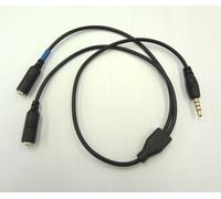 Plantronics 217008-01 3.5MM y-Training Cable para Negro 5200 Serie Auriculares