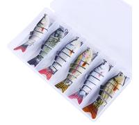 3/5pcs 6 Segmento Cebos Duros Crankbaits Trout Winkleye Señuelos De Múltiples Articulaciones Señuelos De Pesca Minnow para Potenciadores Pesca
