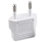3,5x4,2x1,4 Cm 3 Piezas Adaptador De Corriente Americano A Europeo, Adaptador Enchufe Americano A Europeo, CABLEPELADO Adaptador De Enchufe De EEUU A Enchufe Europe, Enchufe Viaje