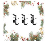 3/6/9pcs Colgadores 2 en 1 para Medias y Guirnaldas NavideñAs para Repisa