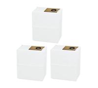 3/6 Bolsas For Polvo De Base De Aspiradora Robot, Compatibles Con Lefant, M2 PRO/M2 Plus/OKP L3/M3 Reemplace La Bolsa For Polvo Del Robot Aspirador(3pcs M2 Plus)