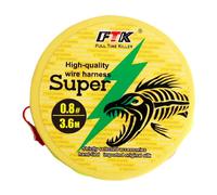 (3,6 m - 0,8 lb) Flotador de pesca de hilo de nailon Ftk Juego de sedal de pesca Herramientas de pesca