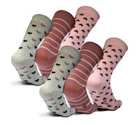 3 | 6 Pares Calcetines Mujer. Calcetines de Mujer Algodon, Calcetines Antiampollas | Calcetines Altos Mujer, Uso Casual, Ejecutiva, Trabajadora, Calcetines Vestir Mujer. 35-38 Pack-6.