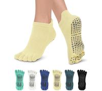 3/6 pares de calcetines de pilates para mujer, antideslizantes, para yoga, atletismo, barre, ballet, entrenamiento, hospital