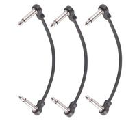 3/6 PCS Guitar Pedal Cable Efecto Cable Reemplazo Del Patches Guitarra Eléctrica Ángulos Placa Pedal Derecha Cables Ángulo Recto Con Conectores Ángulo Recto Cables
