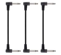 3/6 PCS Guitar Pedal Cable Efecto Cable Reemplazo Del Patches Guitarra Eléctrica Ángulos Placa Pedal Derecha Cables Ángulo Recto Con Conectores Ángulo Recto Cables