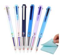 3/6 PCS Multicolor Pen, 4-in-1 18 Colors, 0.5mm 3-in-1 Multicolor Gel Ink Pen, Consecutive 18 Colors Quick Drying Gel InkPen, Upgraded Nurse Pens, School & Back to School Supplies (6Pcs)