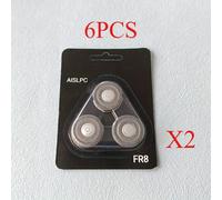 3/6 piezas de cuchillas de repuesto para afeitadora eléctrica - Compatibles con Philips, Flyco y más modelos de malla desmontable