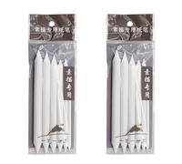 3/6 piezas mezcla tocón y tortillion Art Blenders Artist Sketch Drawing Kits para principiantes esbozar el láser básico del artista de dibujo