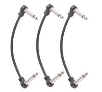 3/6pcs Efecto Guitarra Eléctrica Parches Pedal Cable Ángulos Rectitudes Tablero Pedal Accesorios Instrumentos Musicales