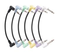 3/6pcs Guitar Pedal Cable Cable Reemplazo Del Cable Cable Partidos Guitarra Eléctrica Angeles Cable Pedal Cables Tablero Pedal