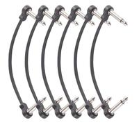 3/6pcs Guitar Pedal Efecto De Cable Reemplazo Del Cable Patches Eléctricos Guitares Angles Derecho Pedal Cables Cables Conector Instrumentos Adecuados Para Entusiastas La Música