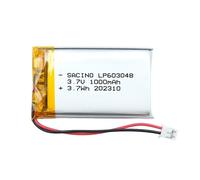 603048 3.7V 1000 mAh, PCM, JST PH2.0-2P