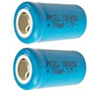 3.7V Recargable 1 / 2AA Batería De Iones De Litio ICR14250 300mAh,3pcs