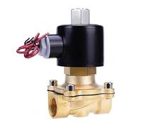 3/8'' 1/2'' 3/4'' 1'' 1-1/4'' 2'' Normally Open Brass Solenoid Valve 24V 12V 220V 110V Water/Gas Solenoid Valves(1",NPT_240VAC)
