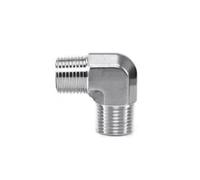 3/8"-1/2" BSP Male Elbow 304 Stainless Steel High Pressure Forging Pipe Fitting Adapter