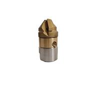 3/8" High Pressure Rotating Roots Cutting Nozzle Stainless Steel Drill Head Rotating Nozzle,Sewer Sludge Cleaning Nozzle(M22 30LPM)