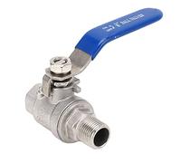 3/8 Inch Full Port Ball Valve | 304 Stainless Steel BSPT Thread for Water/Oil/Steam | 16kg Pressure, Leak - Proof Closure, DN10 Pipe Fitting