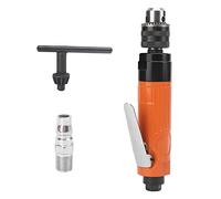 3/8 Inch Straight Pneumatic Drill | Alloy Steel Pneumatic Screwdriver for Drilling/Grinding/Deburring | 1200 RPM High Torsion with Reduction Gear | KP - 556A Model (Japanese Style)