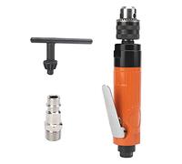 3/8 Inch Straight Pneumatic Drill | Alloy Steel Pneumatic Screwdriver for Drilling/Grinding/Deburring | 1200 RPM High Torsion with Reduction Gear | KP - 556A Model (EU Style)