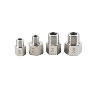 3/8 "NPT hembra a M6 M8 M10 M12 M14 M16 M18 M20 1/8" 1/4 "3/8" 1/2 "BSP NPT macho 304 buje de alta presión for manómetro(F NPT3I8-M M14x1.5)
