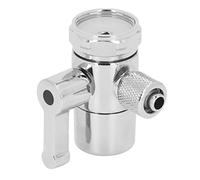 3/8in válvula de cambio de grifo de fregadero con M22, adaptador de grifo para lavavajillas, rosca interna adaptador divisor de latón engrosado para encimera debajo del fregadero sistema de filtración