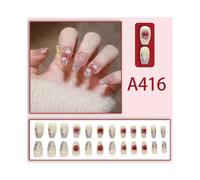 (3)A695(G)$Fresh and transparent color, sweet and cool, simple style, finished product, fake nails, jelly glue