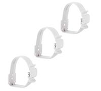 3 abrazaderas para manguera aislante Truma de 65 mm, color gris