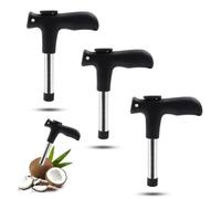 3 abridores de coco profesional perforador de coco herramienta perforadora de coco cortador de coco para jugo de agua de coco crudo