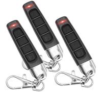3 abridores de puerta de garaje, mando a distancia, 433 MHz, mando a distancia, puerta de garaje universal con 4 botones, emisor manual duplicador 4 en 1, abridor de puerta de garaje, clonación para