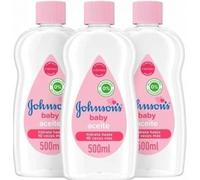 3 aceites Johnson's Baby de 500 ml (1500 ml en total)